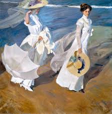 Paseo a orillas del mar - Joaquín Sorolla, 1909