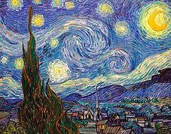 La noche estrellada - Vincent van Gogh, 1889